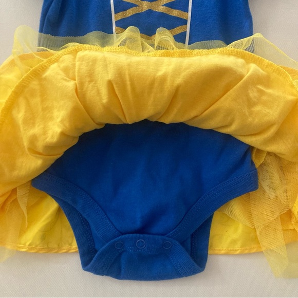 Disney Baby Girl 12-18 Months Snow White Princess Bodysuit Dress Costume - Picture 5 of 8